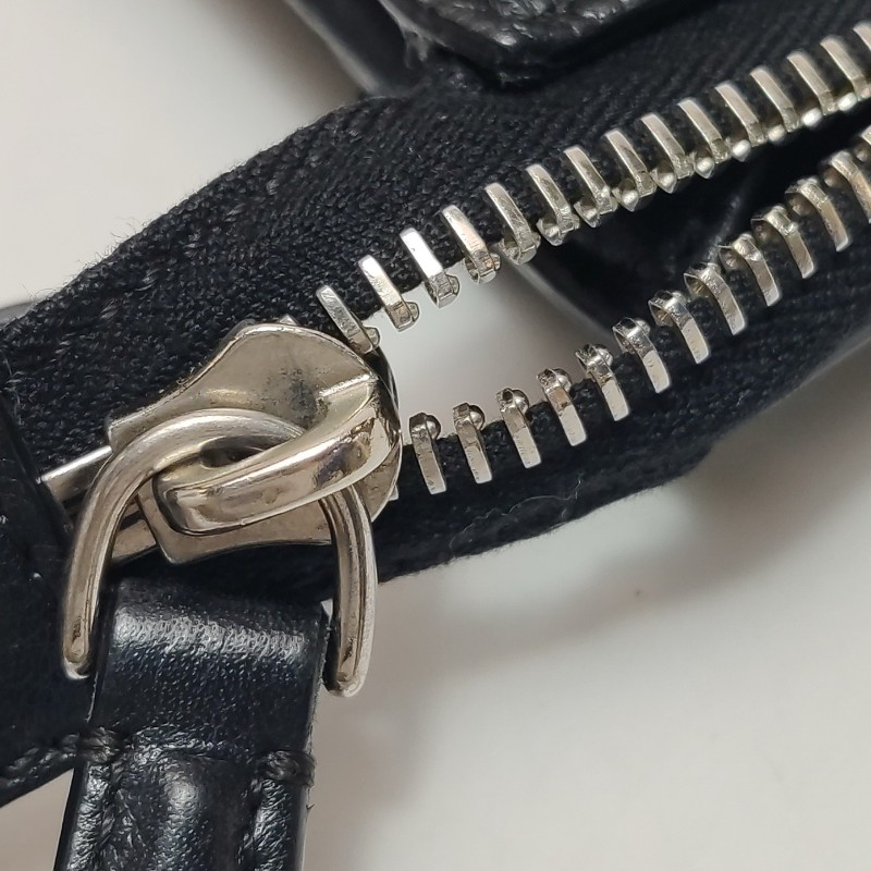 Fendi 牛皮黑色拼色肩背包斜背包-18