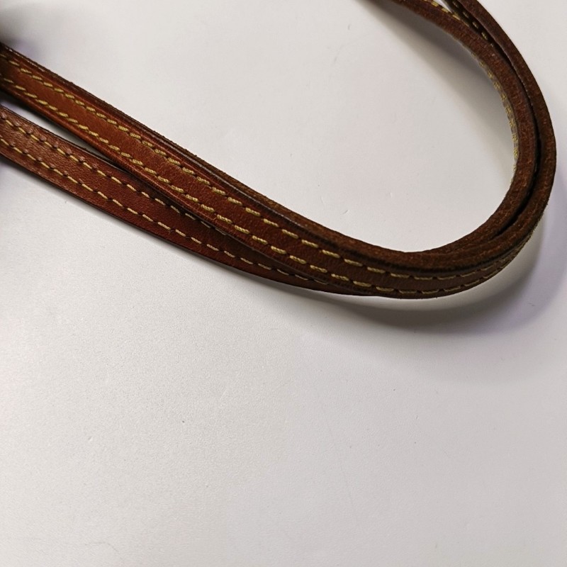 LOUIS VUITTON NEVERFULL 小號 白色塗層帆布棋盤格購物袋.肩背手提包-14