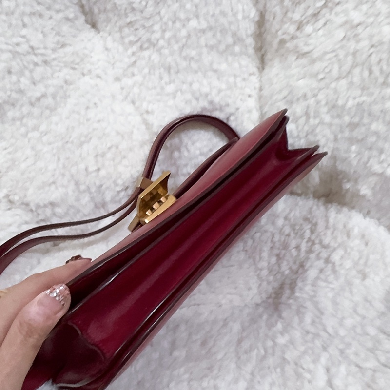 二手 Celine Teen Classic 豆腐包 郵差包 斜背包 中號-22