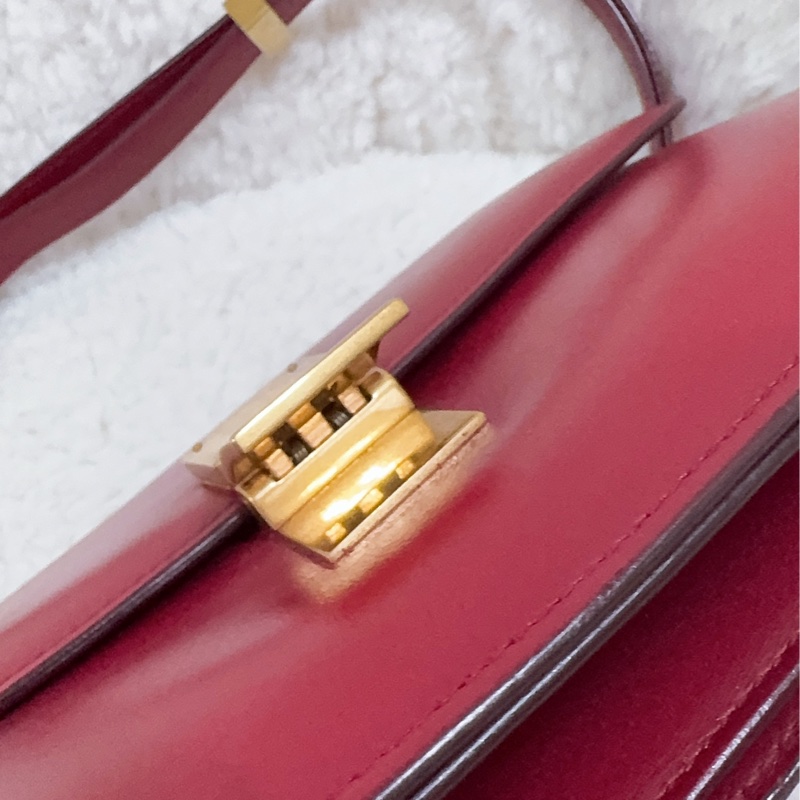 二手 Celine Teen Classic 豆腐包 郵差包 斜背包 中號-24