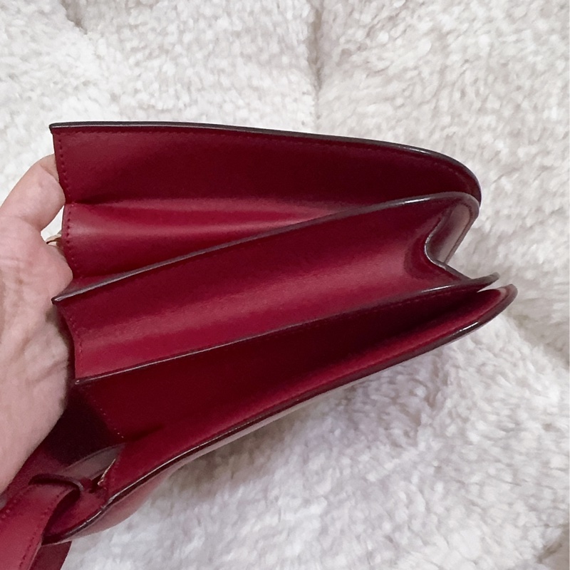 二手 Celine Teen Classic 豆腐包 郵差包 斜背包 中號-28