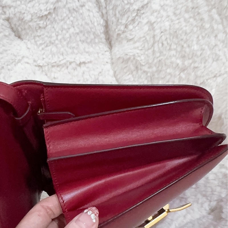 二手 Celine Teen Classic 豆腐包 郵差包 斜背包 中號-31