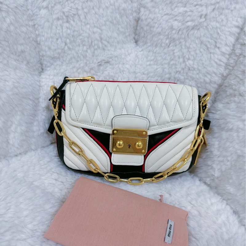 Miu Miu 機車包（全真皮）手提包-28