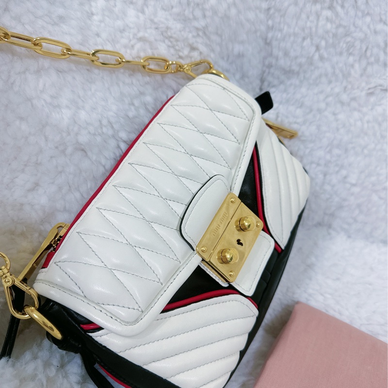 Miu Miu 機車包（全真皮）手提包-34