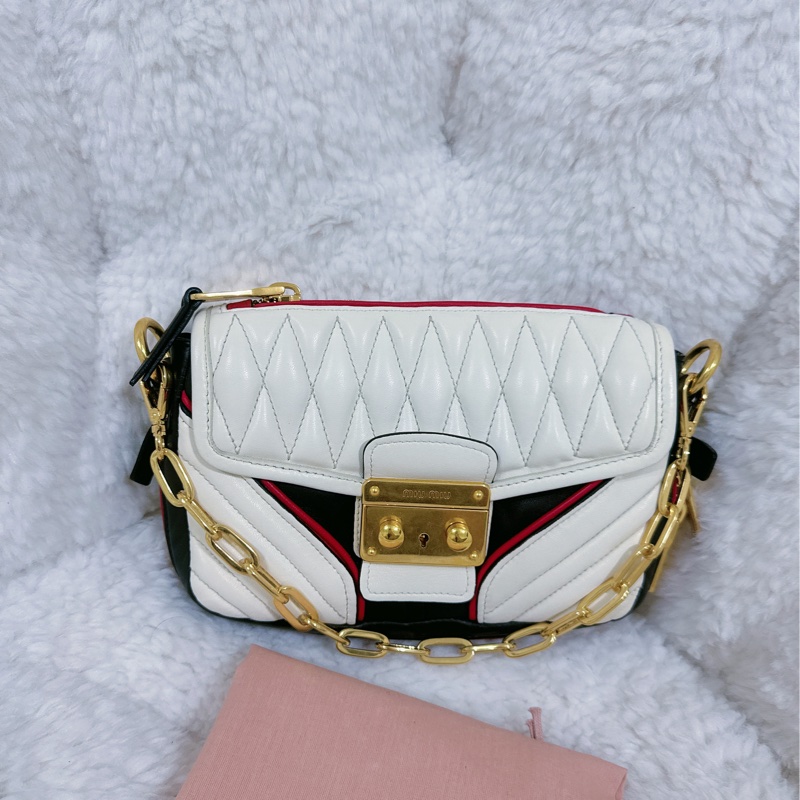 Miu Miu 機車包（全真皮）手提包-35