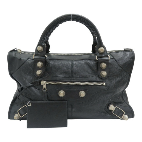 黑色羊皮 Giant Work 手提包 173080【Balenciaga 巴黎世家】 173080