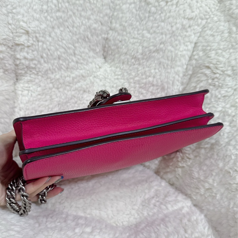 Gucci 桃紅酒神包（中號）-15