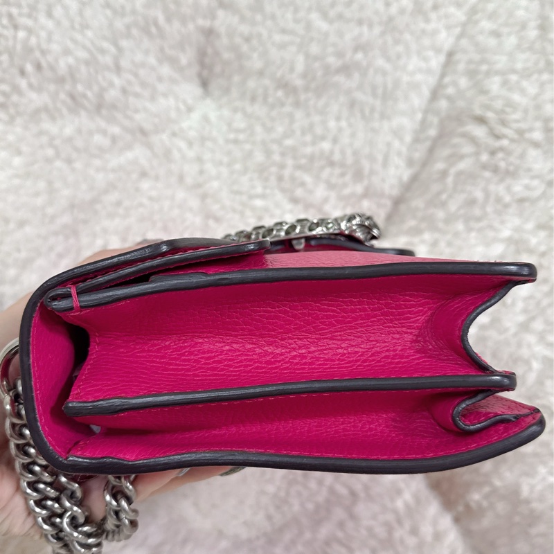 Gucci 桃紅酒神包（中號）-24