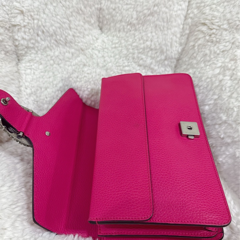 Gucci 桃紅酒神包（中號）-28