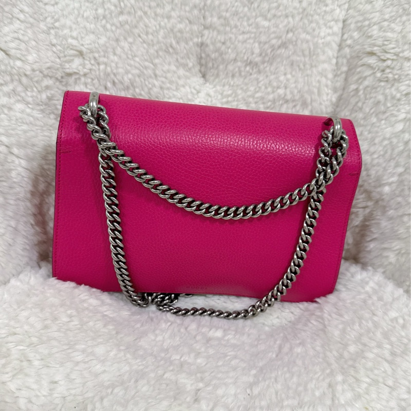 Gucci 桃紅酒神包（中號）-39