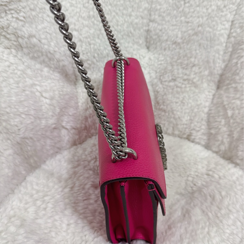 Gucci 桃紅酒神包（中號）-65