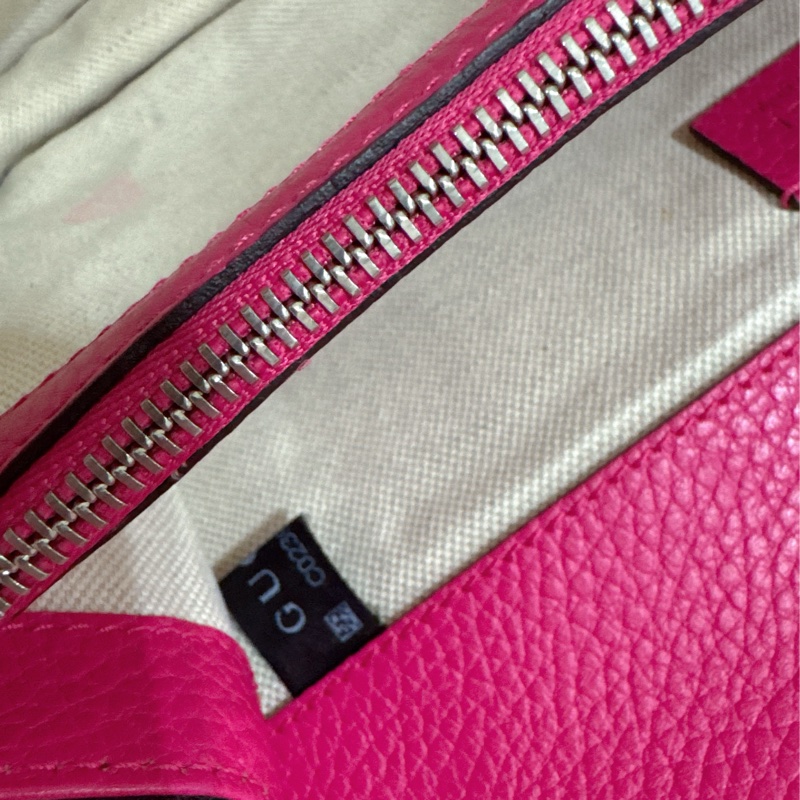 Gucci 桃紅酒神包（中號）-6