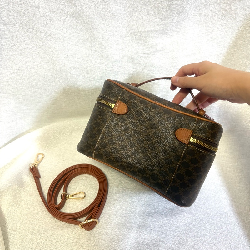 Celine 老花凱旋門化妝盒 斜挎包-3