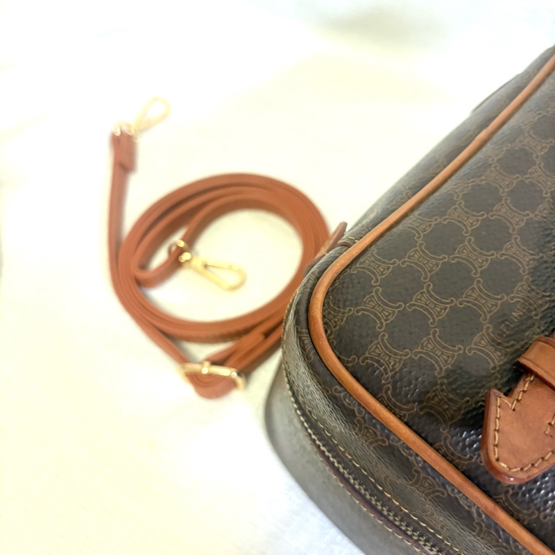 Celine 老花凱旋門化妝盒 斜挎包-8