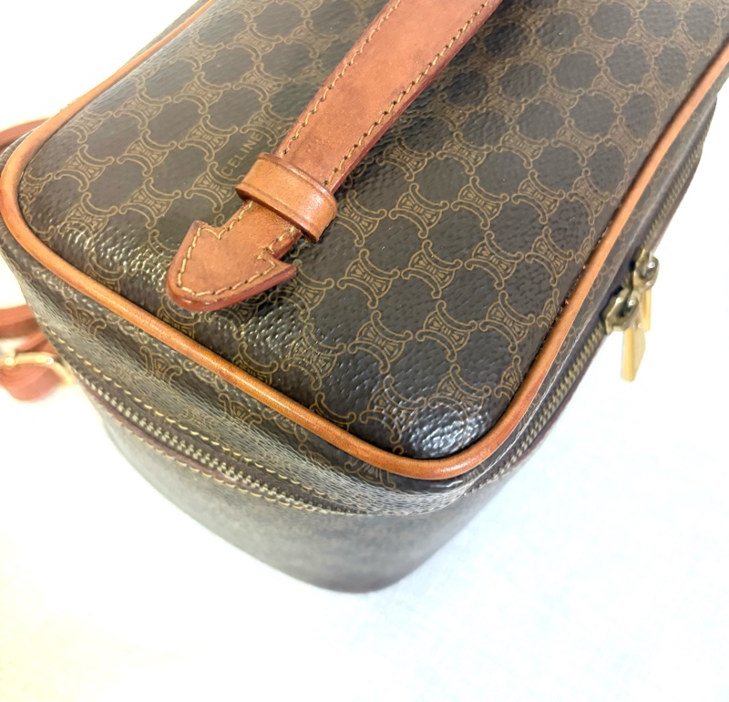 Celine 老花凱旋門化妝盒 斜挎包-9