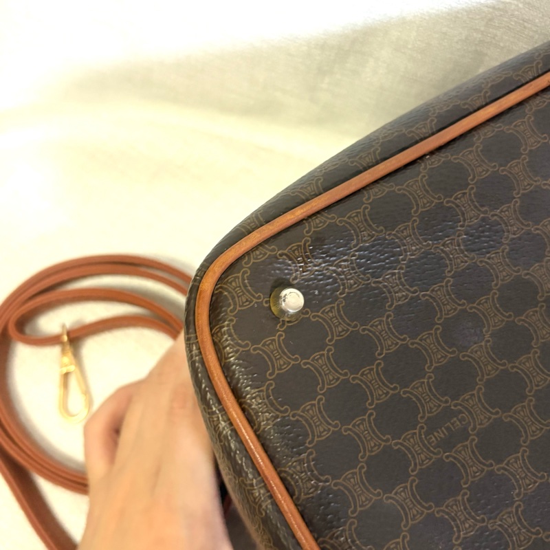 Celine 老花凱旋門化妝盒 斜挎包-13