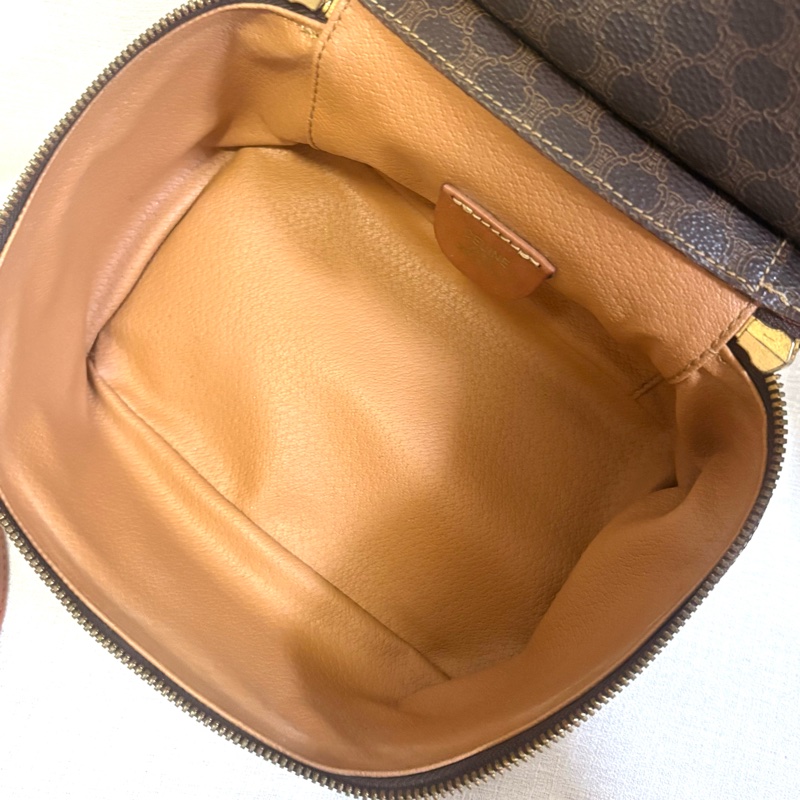 Celine 老花凱旋門化妝盒 斜挎包-20