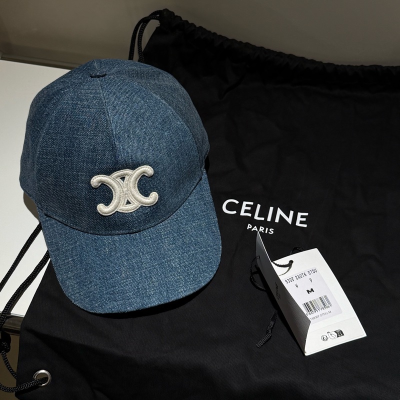 CELINE | 全新 凱旋門 Logo 牛仔棒球帽 M-2