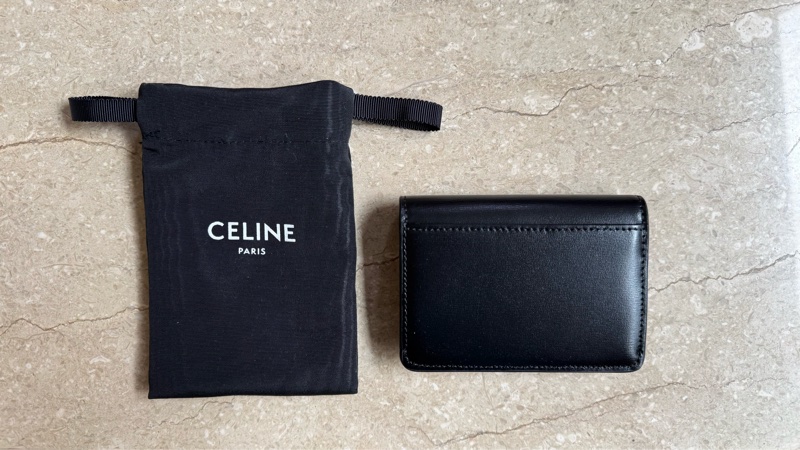 CELINE TRIOMPHE翻蓋卡包-2