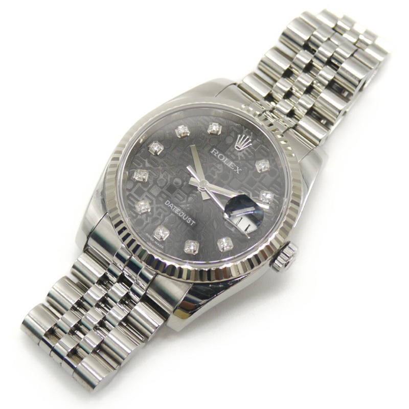 勞力士 Rolex Datejust 10P 鑽石 116234G SS/WG 自動上鍊 Jubilee 錶帶 電腦錶盤-8