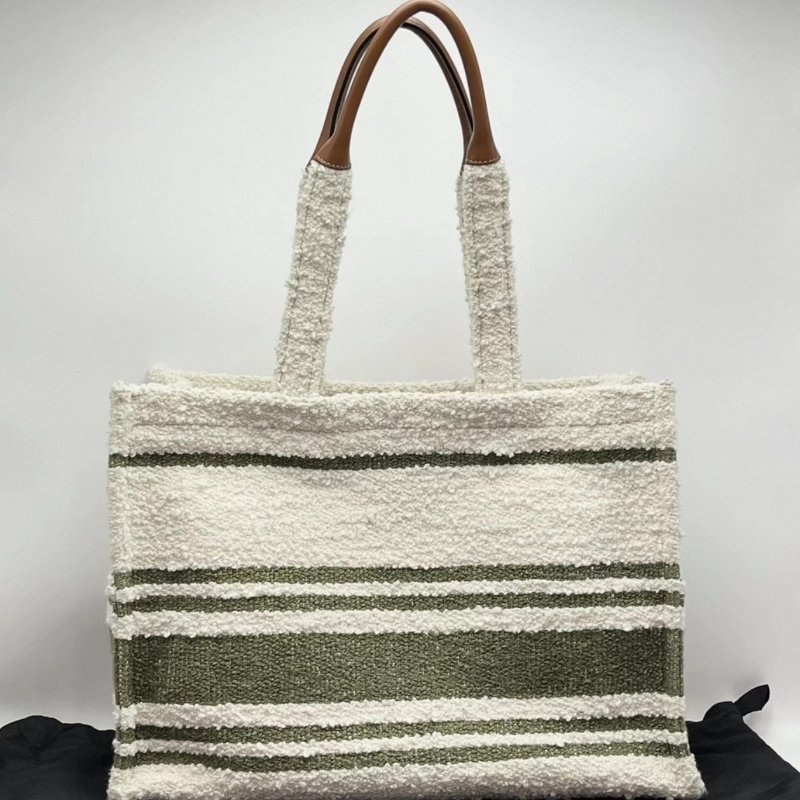 CELINE 羊絨綠大號手提托特包40*29*17 98新配件塵袋-4