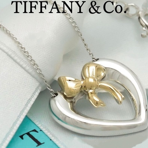 🌷Tiffany&Co. 愛心項鍊 ｜經典花紋✦fufu style 精品✦ 氣質款｜