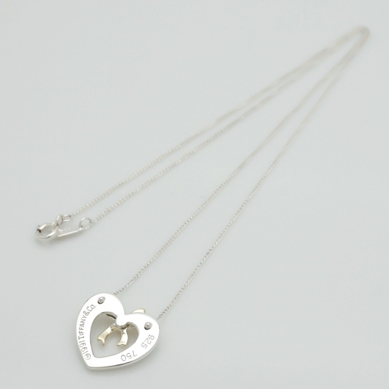 🌷Tiffany&Co. 愛心項鍊 |經典花紋✦fufu style 精品✦ 氣質款|-7