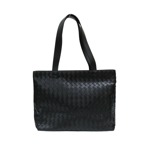 黑色 編織 皮革 托特包 【BOTTEGA VENETA 寶緹嘉】