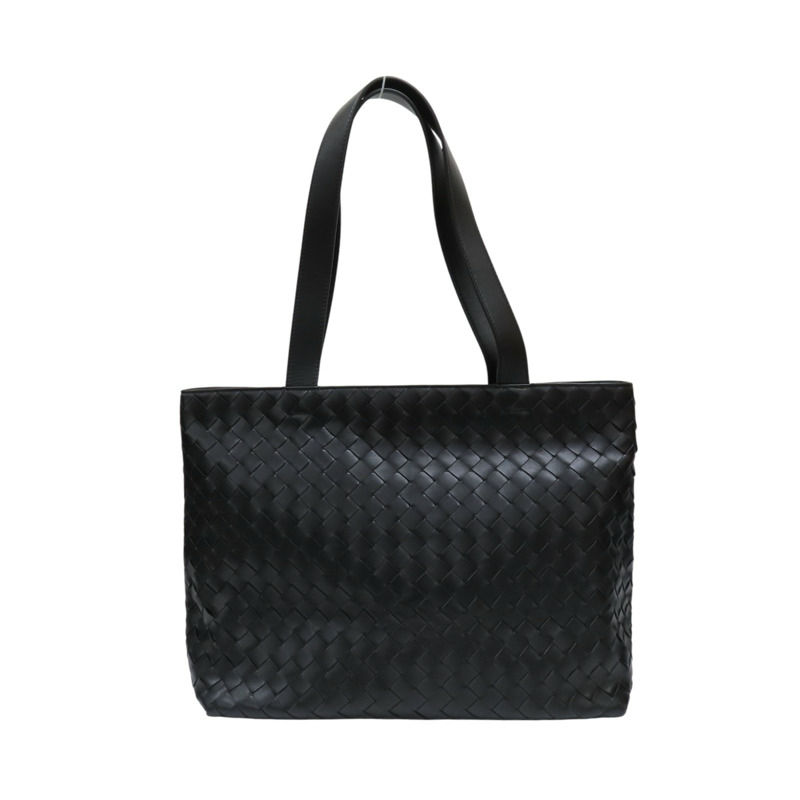黑色 編織 皮革 托特包 【BOTTEGA VENETA 寶緹嘉】-0