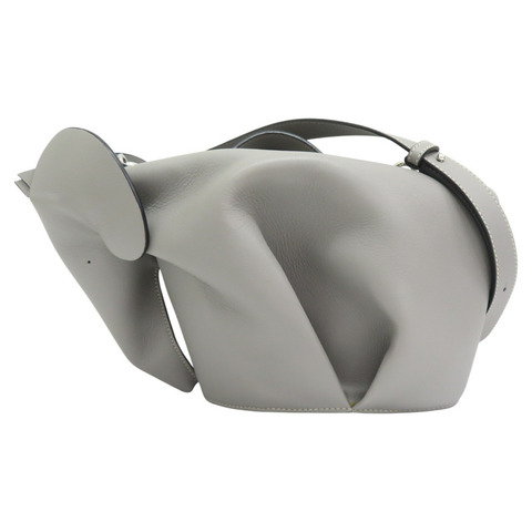 灰色牛皮 Elephant 兩用包【LOEWE 羅威】