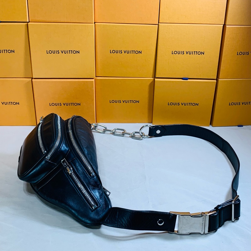 ✨質感百搭 Alexander Wang 亞歷山大王 皮革大腰包 胸包-6