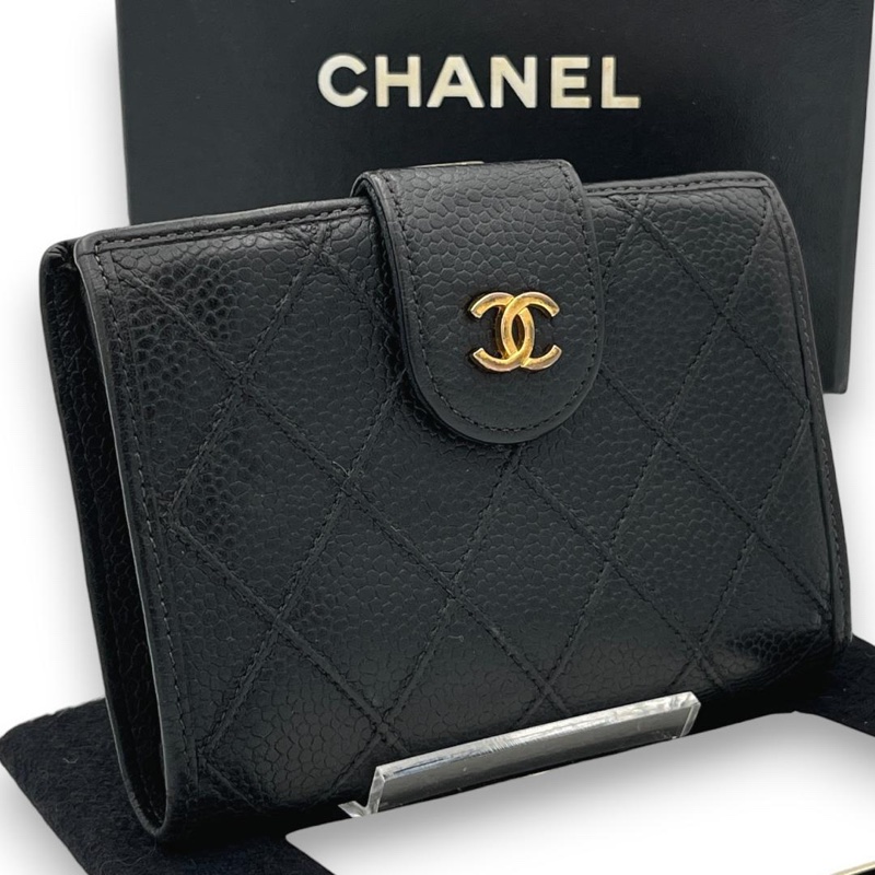 🌷Chanel 短夾.皮夾.錢包|經典花紋✦fufu style 精品✦ 氣質款|-0