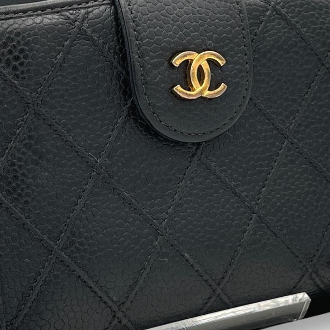 🌷Chanel 短夾.皮夾.錢包|經典花紋✦fufu style 精品✦ 氣質款|-6