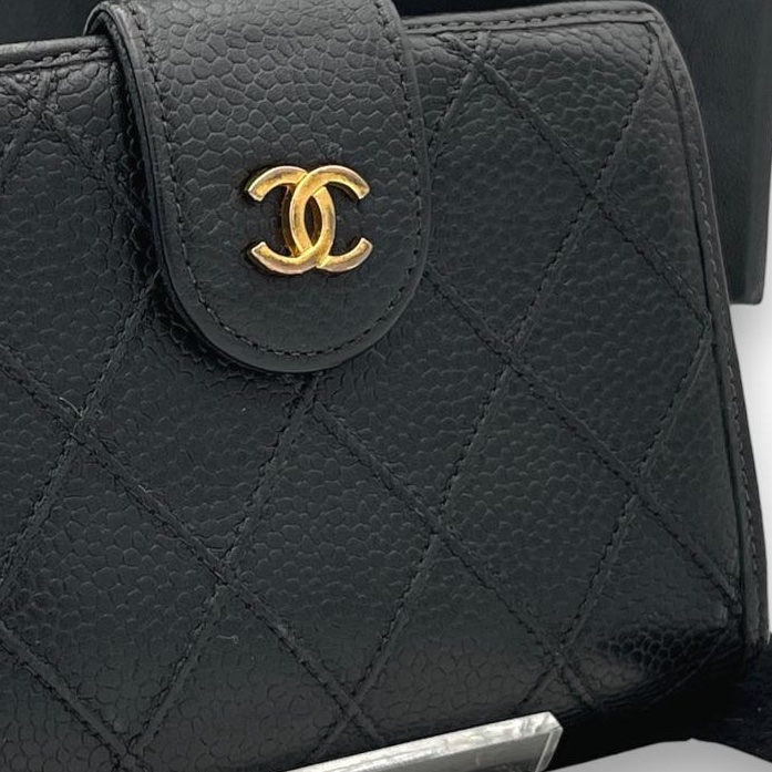 🌷Chanel 短夾.皮夾.錢包|經典花紋✦fufu style 精品✦ 氣質款|-7