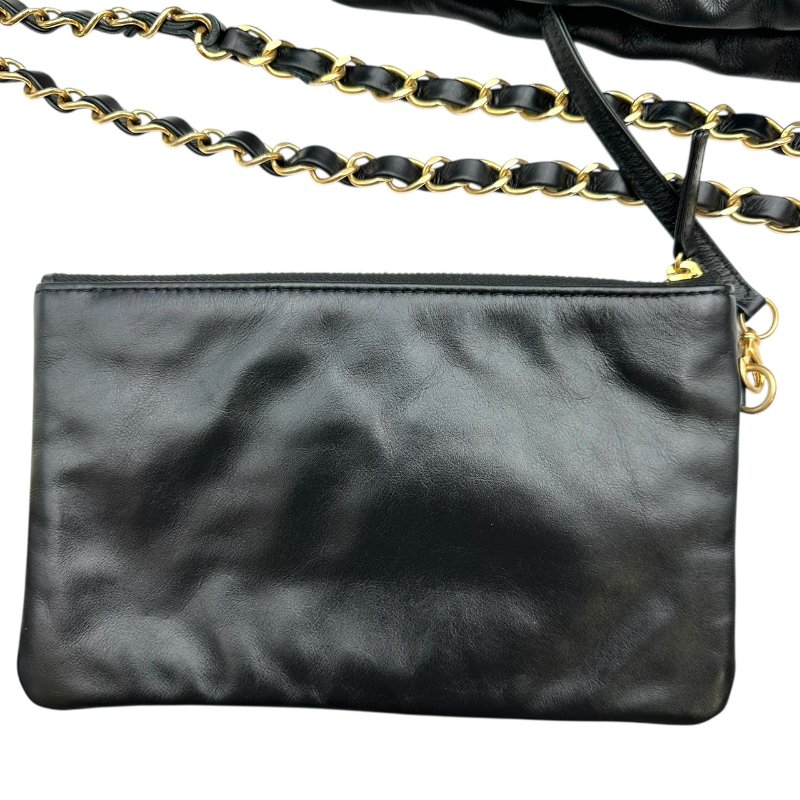 【美收精品】CHANEL 黑色CHANEL 22 肩背包 B-935【隔月月中將轉賣至日本 上架期限30天】-12