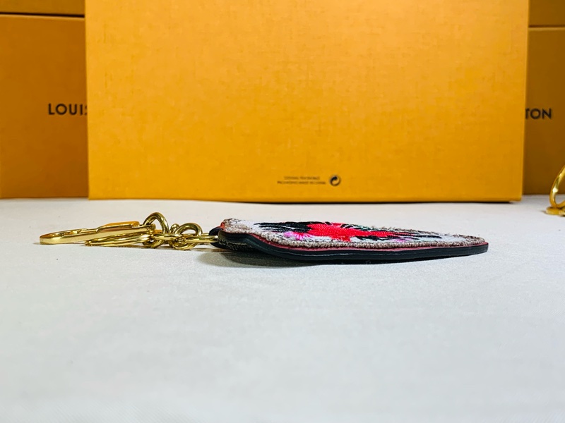 ❤️稀有釋出 Gucci 古馳 愛心刺繡馬夢老花鑰匙圈 吊飾-8