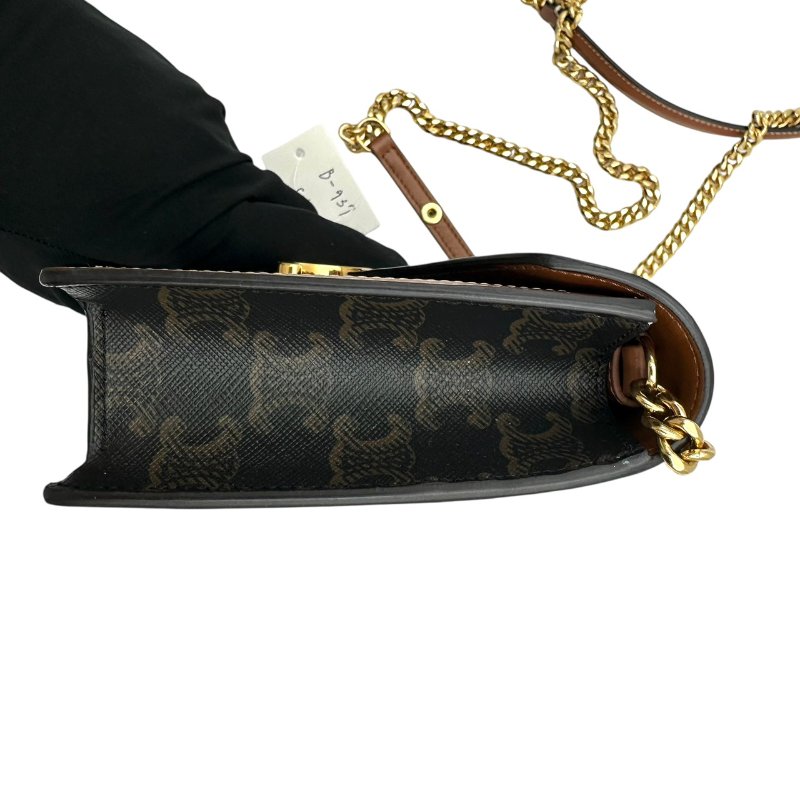 【美收精品】CELINE 老花金鍊肩背包 B-937【隔月月中將轉賣至日本 上架期限30天】-3