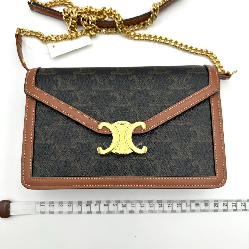 【美收精品】CELINE 老花金鍊肩背包 B-937【隔月月中將轉賣至日本 上架期限30天】-13