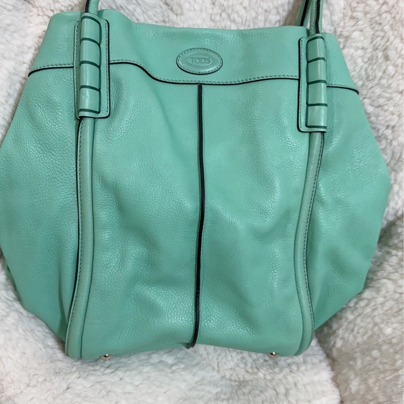 Tod’s蒂芬尼綠 手提肩背包-10
