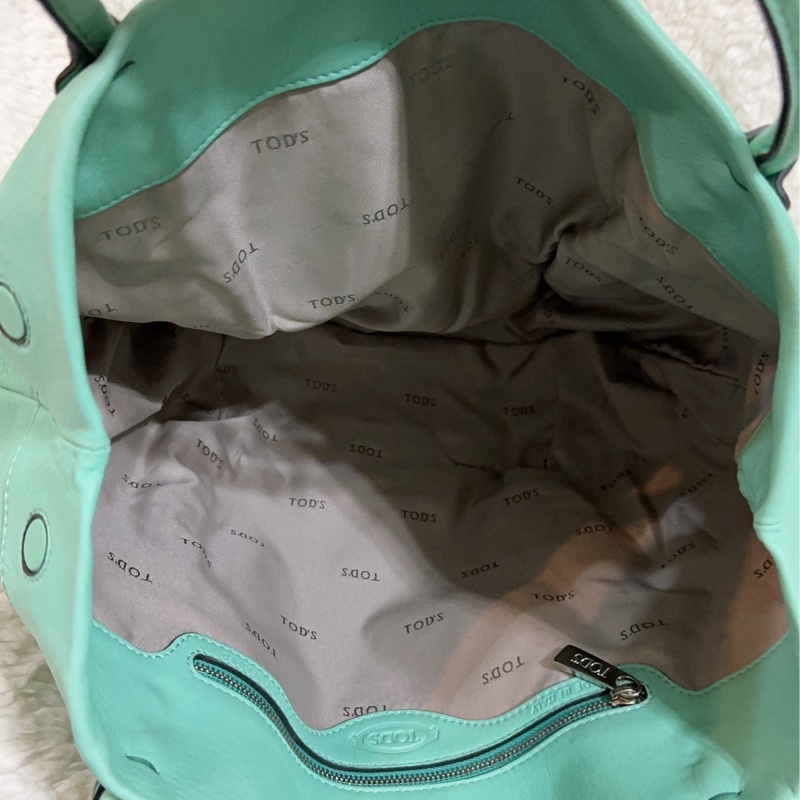 Tod’s蒂芬尼綠 手提肩背包-11