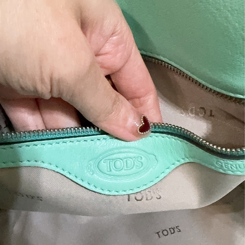 Tod’s蒂芬尼綠 手提肩背包-12
