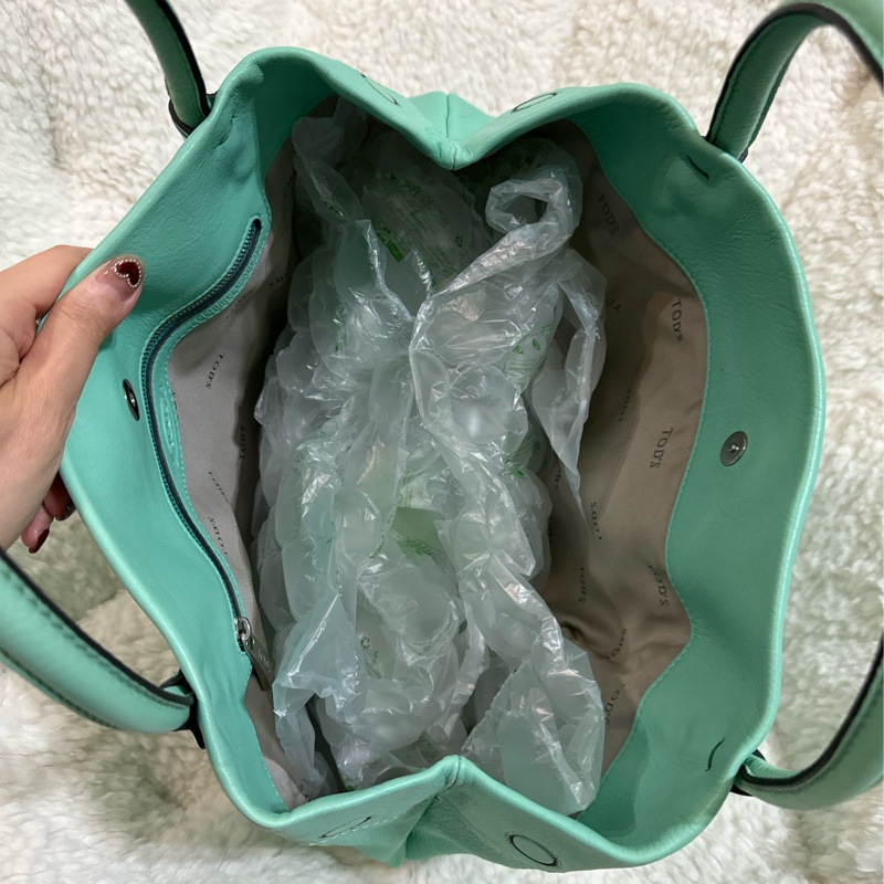 Tod’s蒂芬尼綠 手提肩背包-17