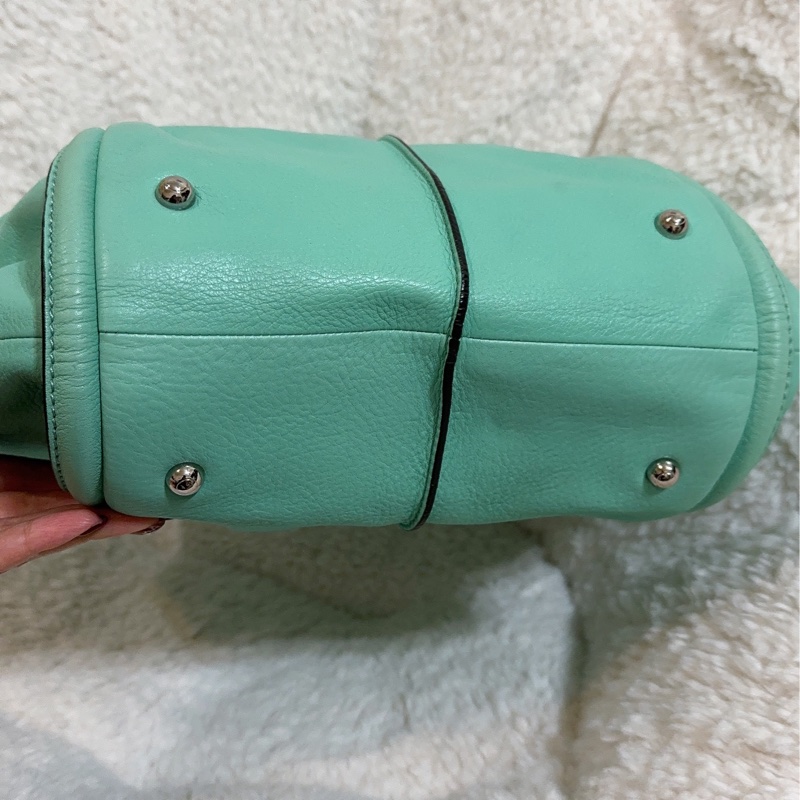 Tod’s蒂芬尼綠 手提肩背包-18