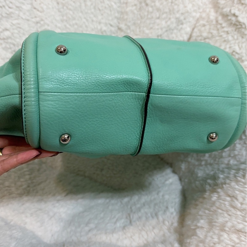 Tod’s蒂芬尼綠 手提肩背包-19