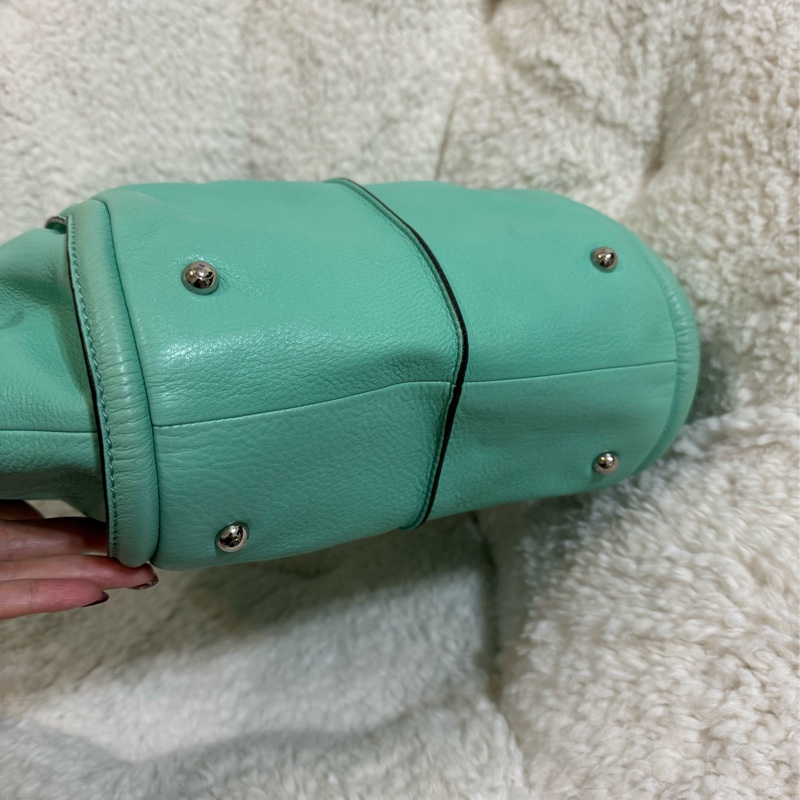 Tod’s蒂芬尼綠 手提肩背包-25