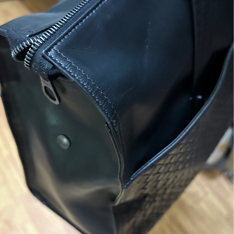 Bottega Veneta BV黑色旅行袋-4