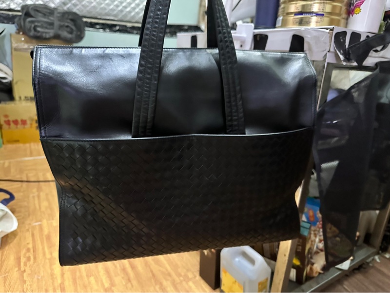 Bottega Veneta BV黑色旅行袋-5