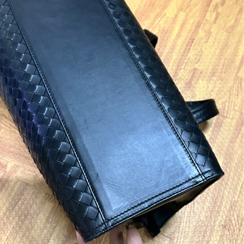 Bottega Veneta BV黑色旅行袋-7