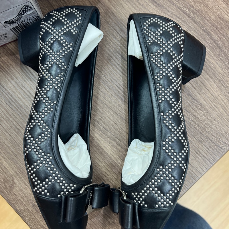 98新閑置品  Ferragamo Vara 3cm size 5.5-2
