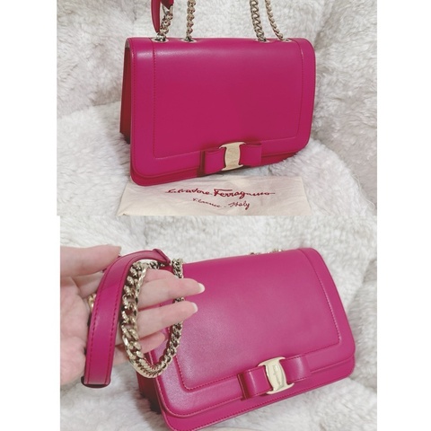 經典Salvatore Ferragamo鏈條包